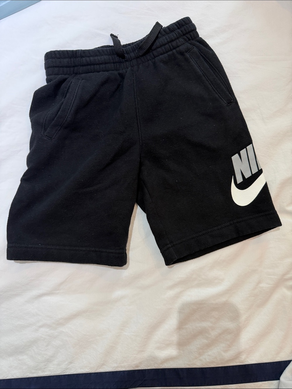 Nike Black Boys' Logo Lounge Shorts